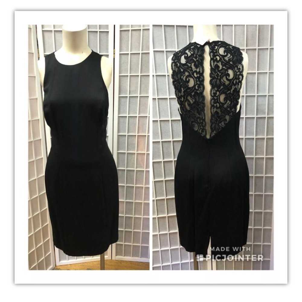 Thea Dora, dress, black, parties, lace, size 8.: